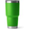 YETI Rambler 30 oz Tumbler, Stainless Steel, Vacuum Insulated with MagSlider Lid, Solar Flare(Canopy Green)