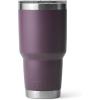YETI Rambler 30 oz Tumbler, Stainless Steel, Vacuum Insulated with MagSlider Lid, Solar Flare(Nordic Purple)