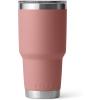 YETI Rambler 30 oz Tumbler, Stainless Steel, Vacuum Insulated with MagSlider Lid, Solar Flare(Pink)