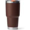 YETI Rambler 30 oz Tumbler, Stainless Steel, Vacuum Insulated with MagSlider Lid, Solar Flare(Wetlands Brown)