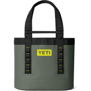YETI Camino 35 Carryall with Internal Dividers, All-Purpose Utility, Boat and Beach Tote Bag, Durable, Waterproof(Camp Green/Firefly Yellow)