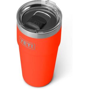 YETI Rambler 20 oz Stackable Tumbler, Stainless Steel, Vacuum Insulated with MagSlider Lid(Solar Flare)