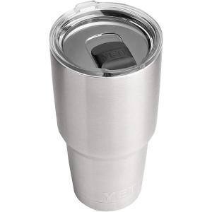 YETI Rambler 30 oz Tumbler, Stainless Steel, Vacuum Insulated with MagSlider Lid, Solar Flare(Stainless)