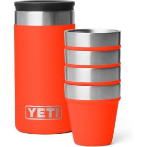 YETI Shot Glasses with Carrying Case, Set of 4(Solar Flare)