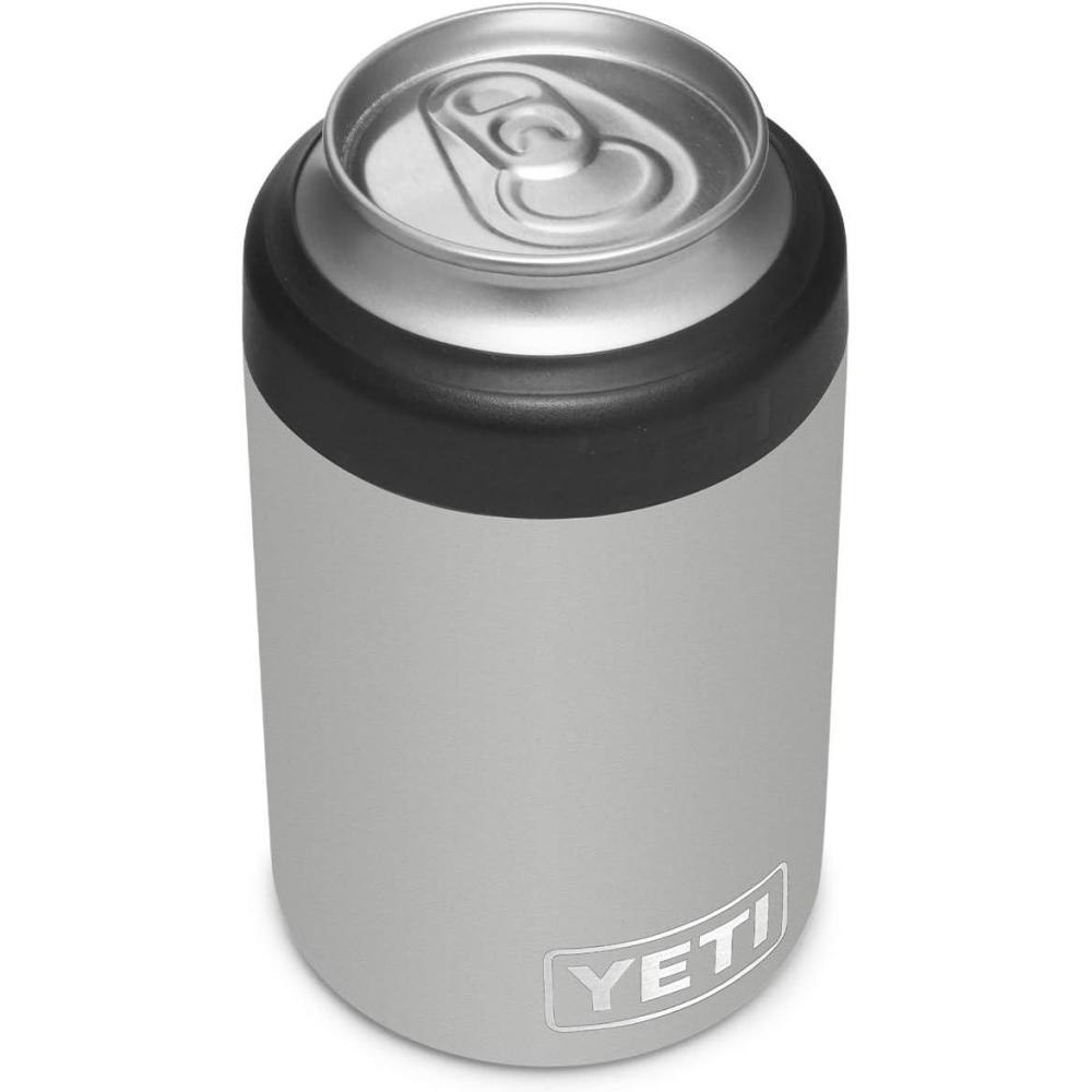 imageYETI Rambler 12 oz Colster Can Insulator for Standard Size Cans Solar FlareGranite Gray