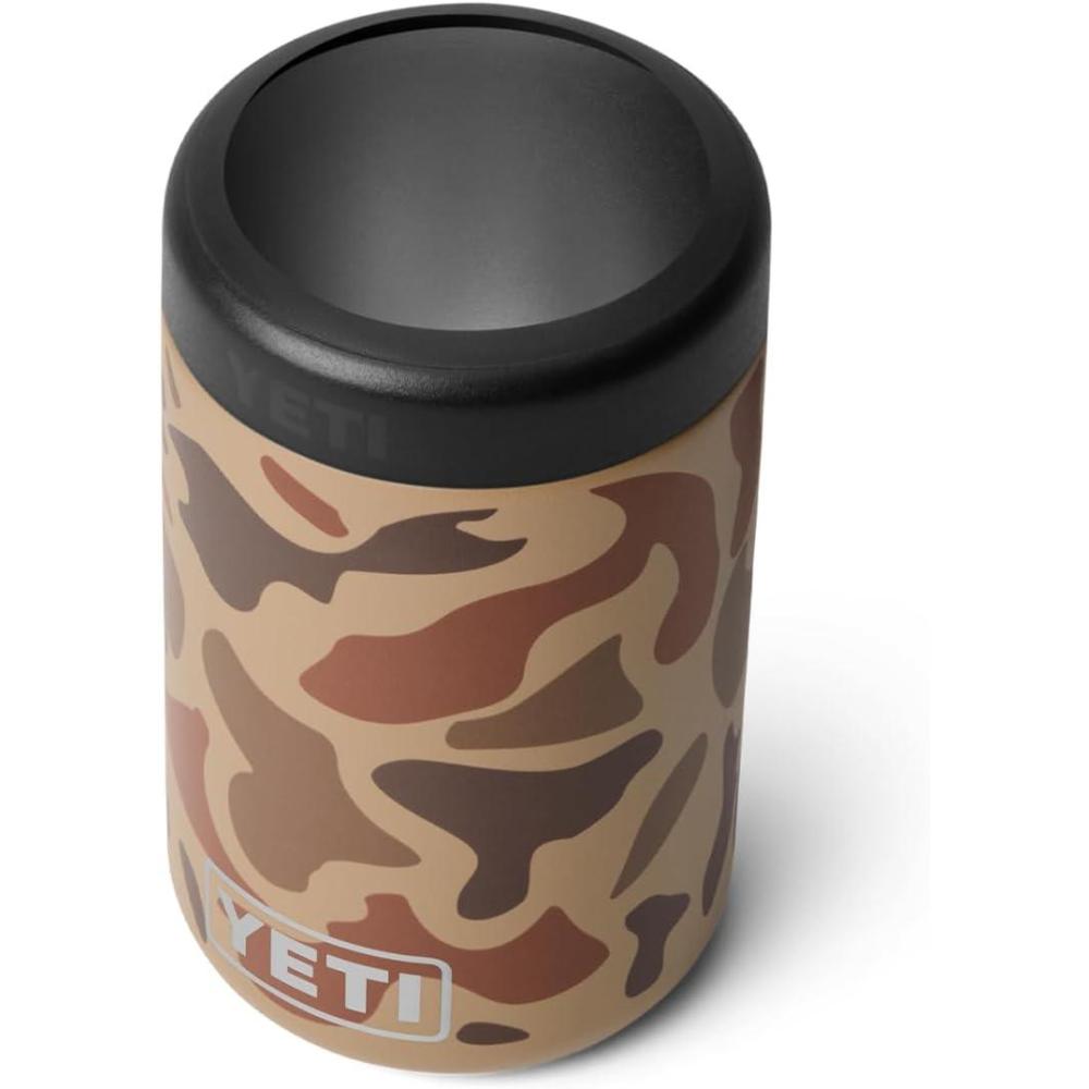 imageYETI Rambler 12 oz Colster Can Insulator for Standard Size Cans Solar FlareWetlands Camo No Can Insert
