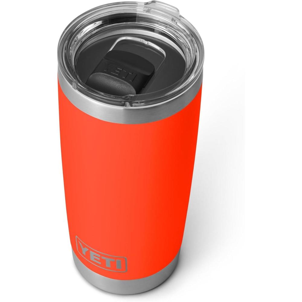 imageYETI Rambler 20 oz Stainless Steel Vacuum Insulated Tumbler wMagSlider LidSolar Flare