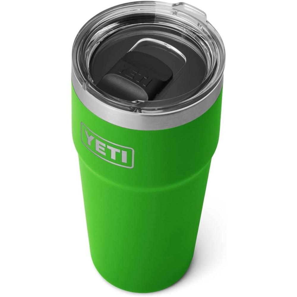 imageYETI Rambler Stackable Pint Vacuum Insulated Stainless Steel with MagSlider LidCanopy Green