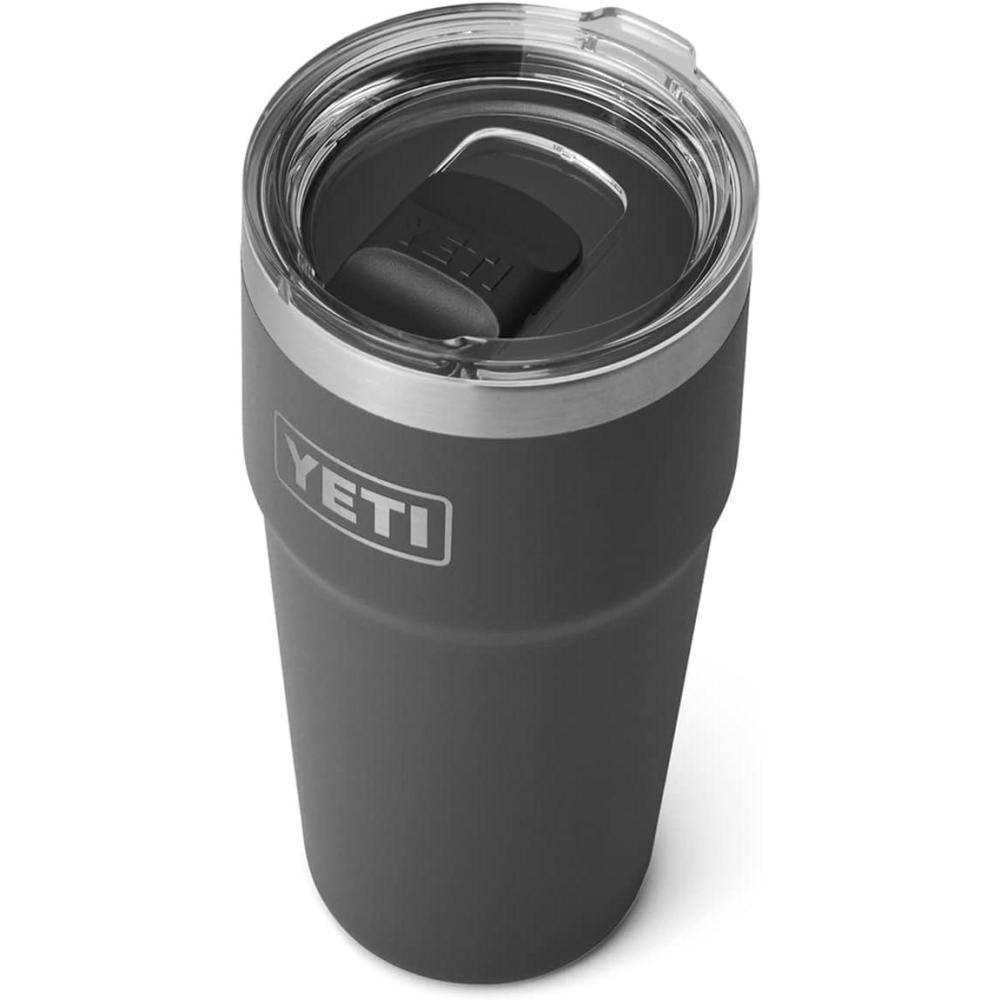 imageYETI Rambler Stackable Pint Vacuum Insulated Stainless Steel with MagSlider LidCharcoal