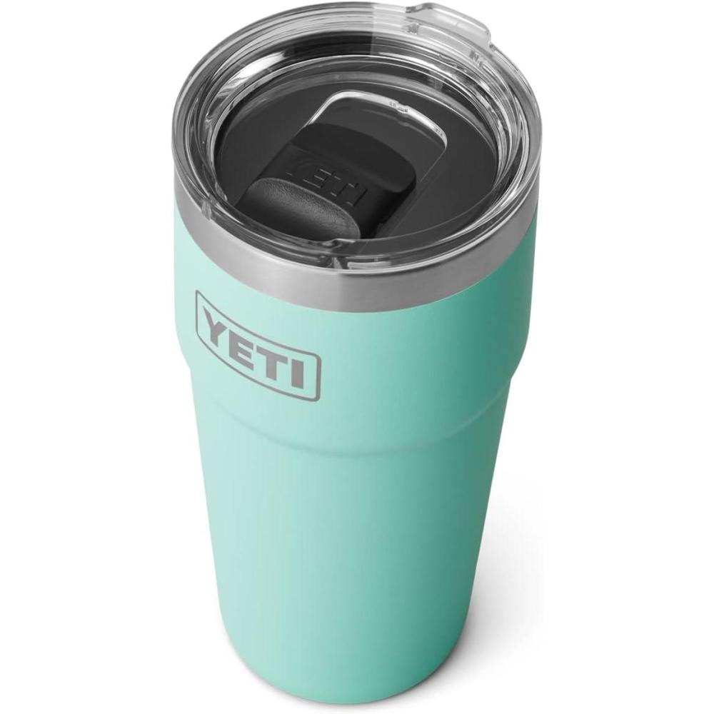 imageYETI Rambler Stackable Pint Vacuum Insulated Stainless Steel with MagSlider LidSeafoam