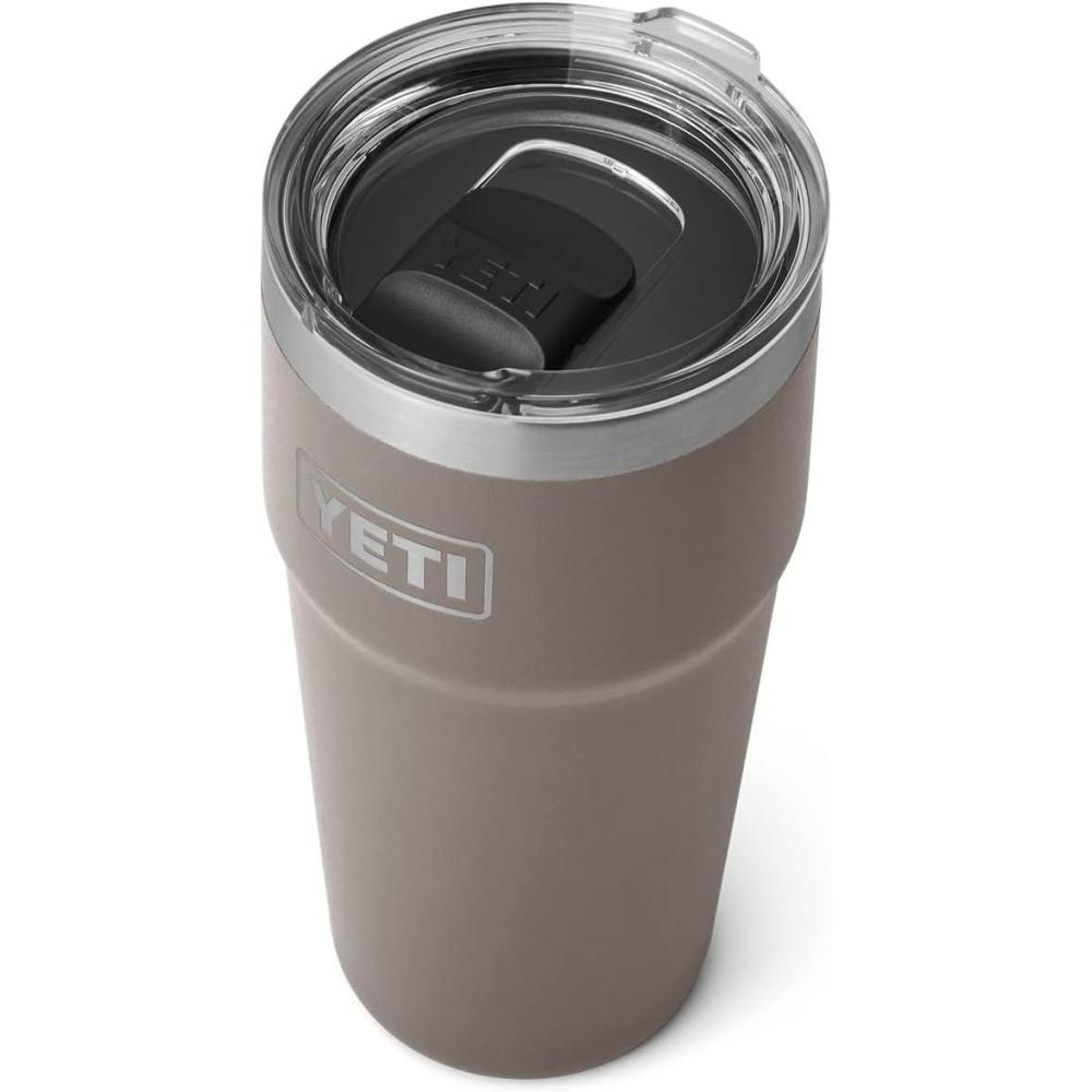 imageYETI Rambler Stackable Pint Vacuum Insulated Stainless Steel with MagSlider LidSharptail Taupe