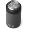 YETI Rambler 12 oz. Colster Can Insulator for Standard Size Cans, Solar Flare(Charcoal)