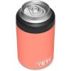 YETI Rambler 12 oz. Colster Can Insulator for Standard Size Cans, Solar Flare(Coral)