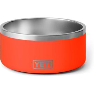 YETI Boomer 8, Stainless Steel, Non-Slip Dog Bowl, Holds 64 Ounces(Solar Flare)