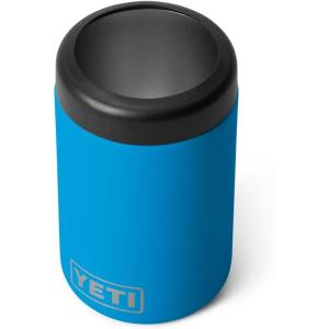 YETI Rambler 12 oz. Colster Can Insulator for Standard Size Cans, Solar Flare(Big Wave Blue (No Can Insert))