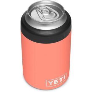 YETI Rambler 12 oz. Colster Can Insulator for Standard Size Cans, Solar Flare(Coral)