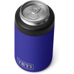YETI Rambler 12 oz. Colster Can Insulator for Standard Size Cans, Solar Flare(Offshore Blue)