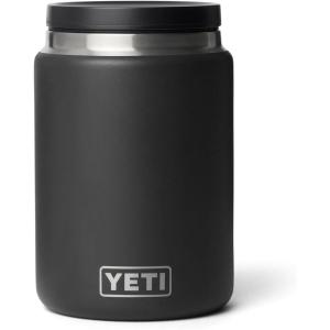 YETI Rambler 24 oz Food Jar, Vacuum Insulated, Stainless Steel, With Airtight Lid, Black Forest Green(Black)