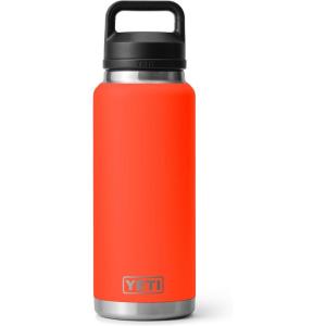 YETI Rambler 36 oz Bottle, Vacuum Insulated, Leakproof, Stainless Steel with Chug Cap(Solar Flare)