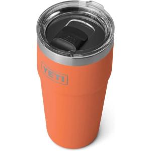 YETI Rambler Stackable Pint, Vacuum Insulated, Stainless Steel with MagSlider Lid(High Desert Clay)