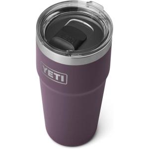 YETI Rambler Stackable Pint, Vacuum Insulated, Stainless Steel with MagSlider Lid(Nordic Purple)
