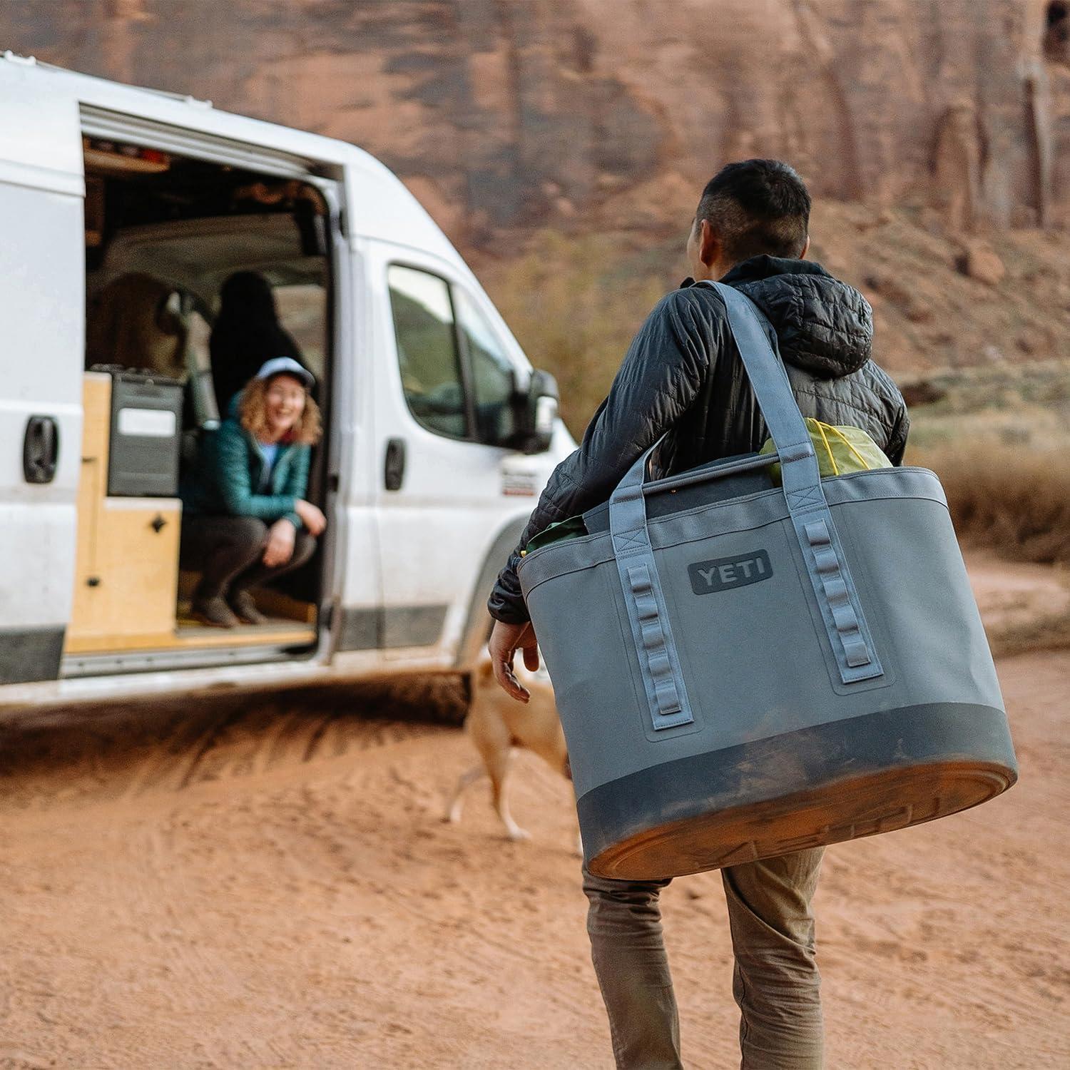 imageYETI Camino 50 Carryall with Internal Dividers AllPurpose Utility Boat and Beach Tote Bag Durable WaterproofRidgeline
