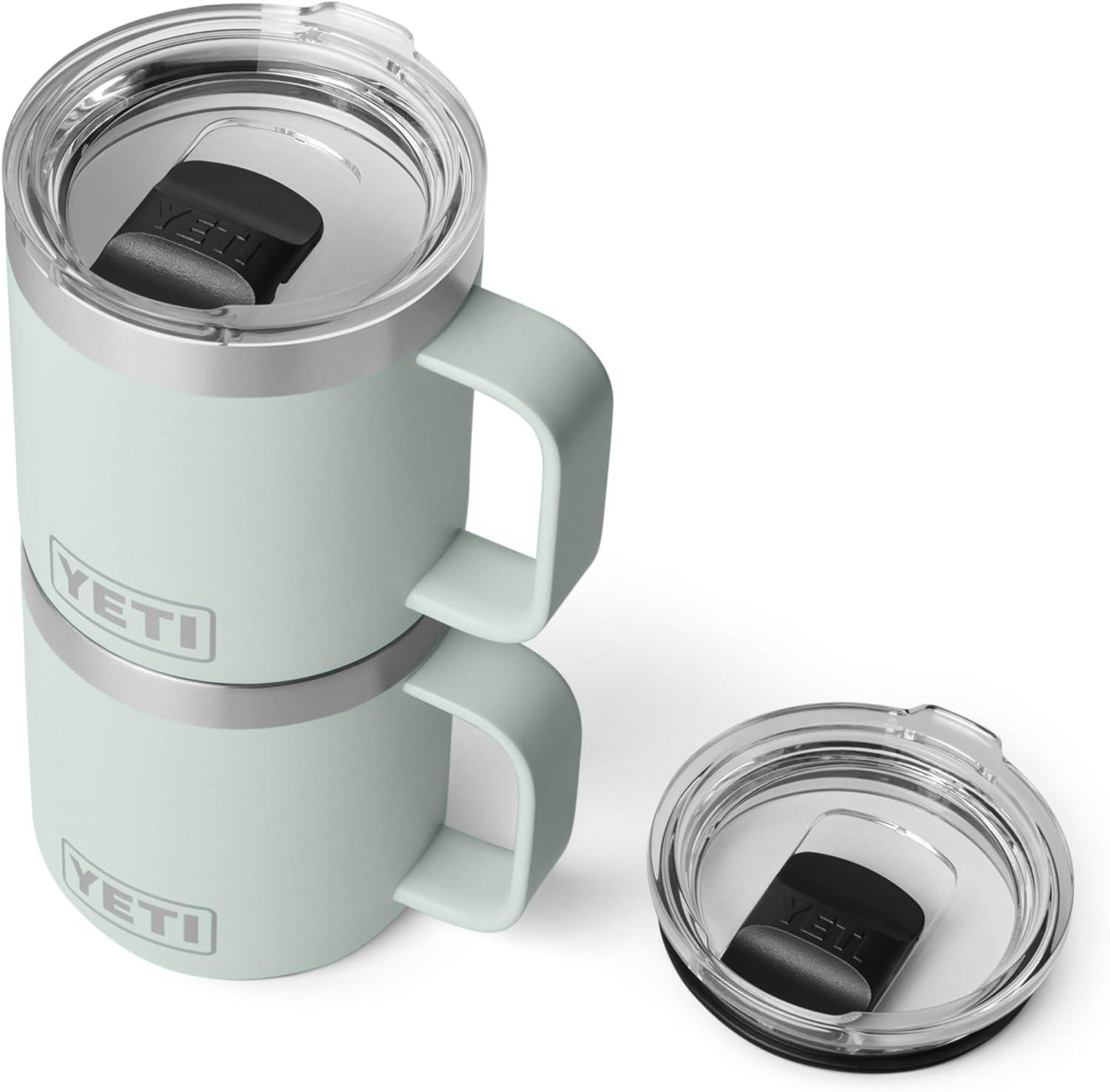 imageYETI Rambler 10 oz Ceramic Lined Stackable Mug Vacuum Insulated Stainless Steel with MagSlider Lid RidgelineRidgeline