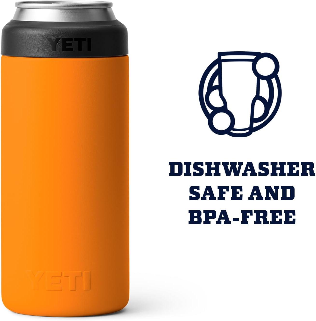 imageYETI Rambler 12 oz Colster Slim Can Insulator for the Slim Hard Seltzer Cans RidgelineKing Crab No Can Insert