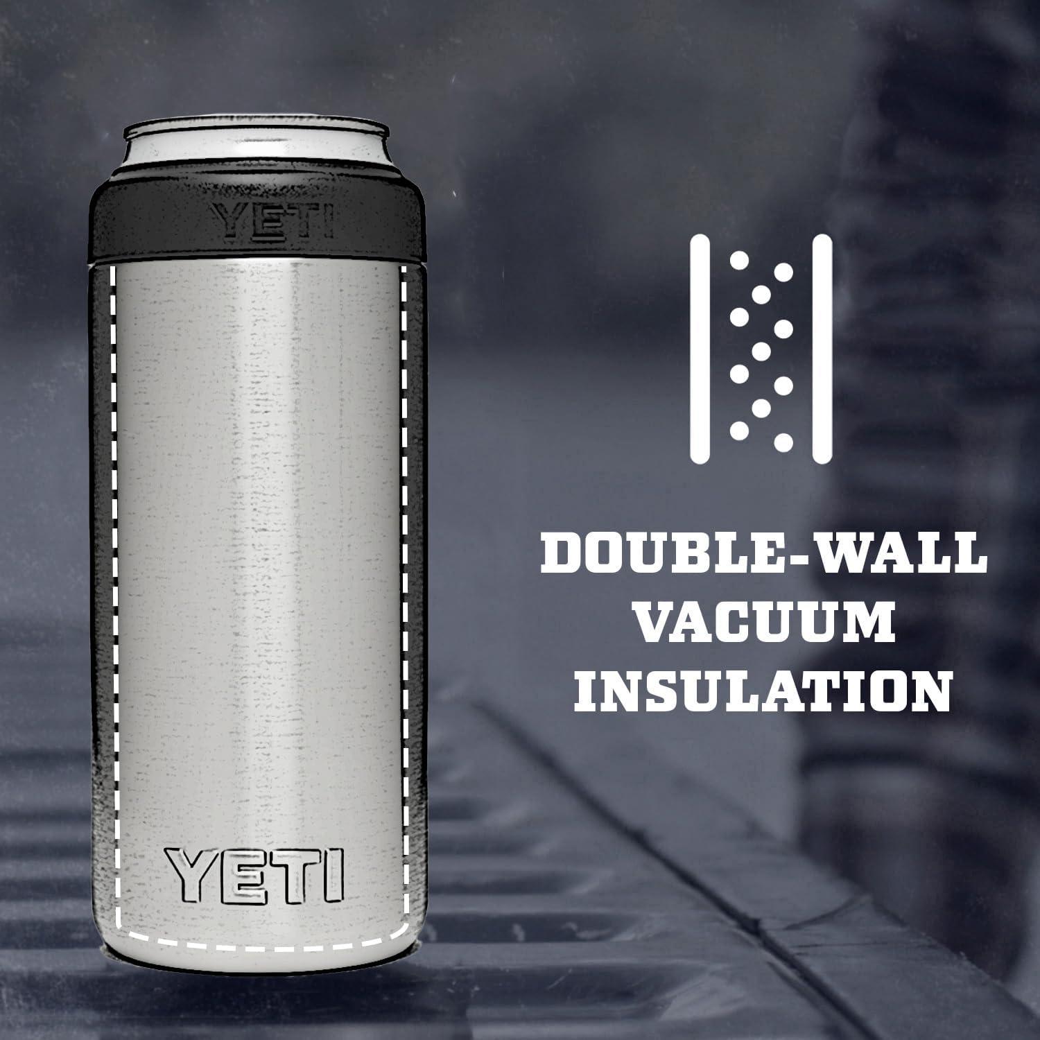 imageYETI Rambler 12 oz Colster Slim Can Insulator for the Slim Hard Seltzer Cans RidgelinePower Pink No Can Insert