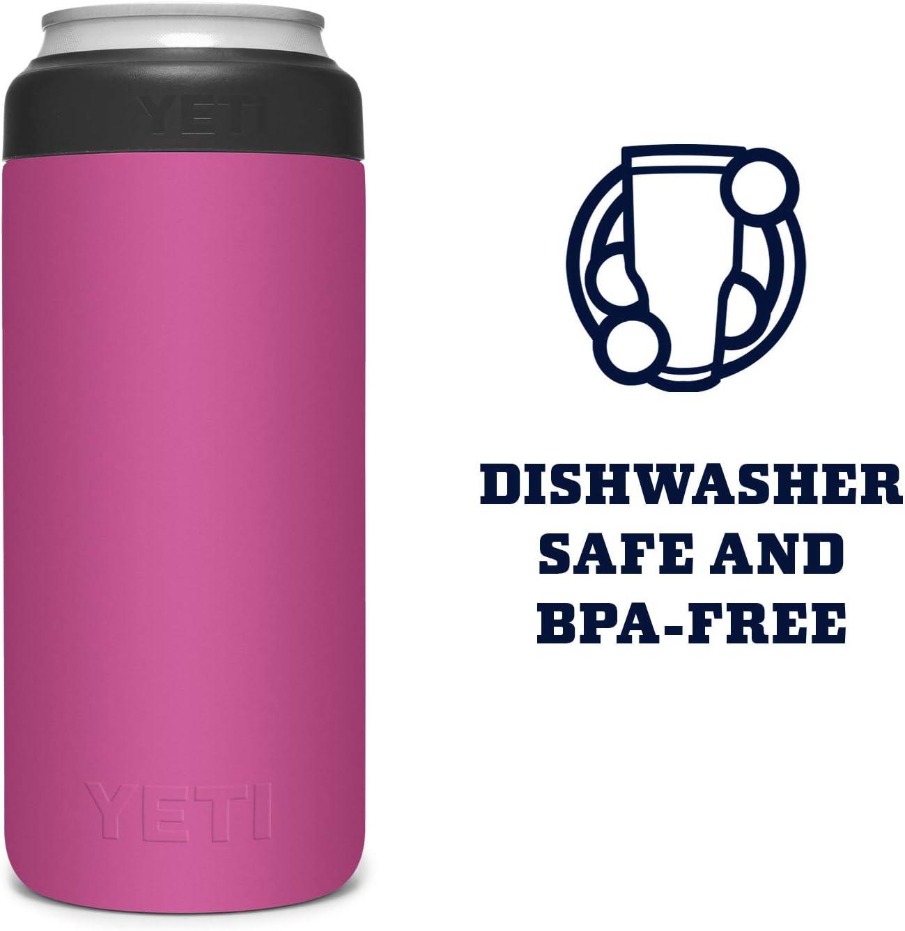 imageYETI Rambler 12 oz Colster Slim Can Insulator for the Slim Hard Seltzer Cans RidgelinePrickly Pear With Can Insert