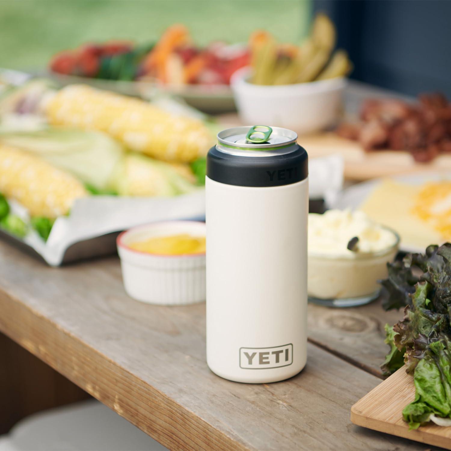 imageYETI Rambler 12 oz Colster Slim Can Insulator for the Slim Hard Seltzer Cans RidgelineSandstone Pink No Can Insert