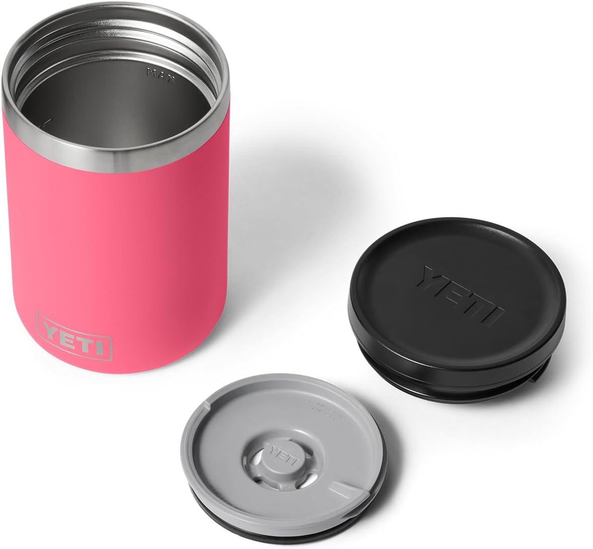 imageYETI Rambler 16 oz Food Jar Vacuum Insulated Stainless Steel With Airtight Lid RidgelineTropical Pink