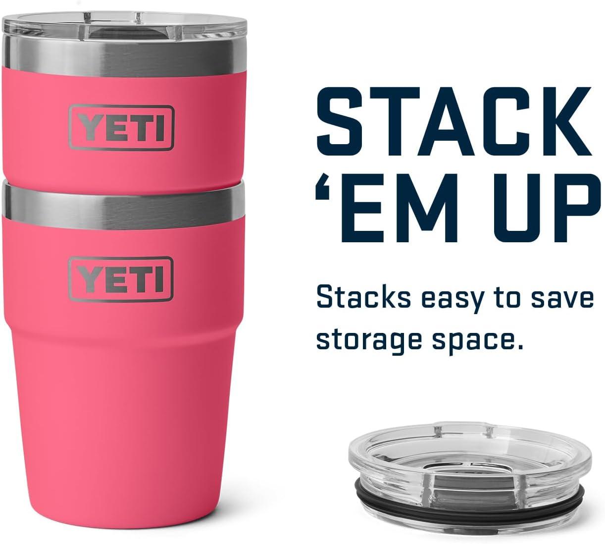 imageYETI Rambler 16 oz Stackable Tumbler Vacuum Insulated Stainless Steel with MagSlider Lid Stackable Vacuum Insulated MagSlider Lid Stackable Vacuum Insulated MagSlider LidTropical Pink