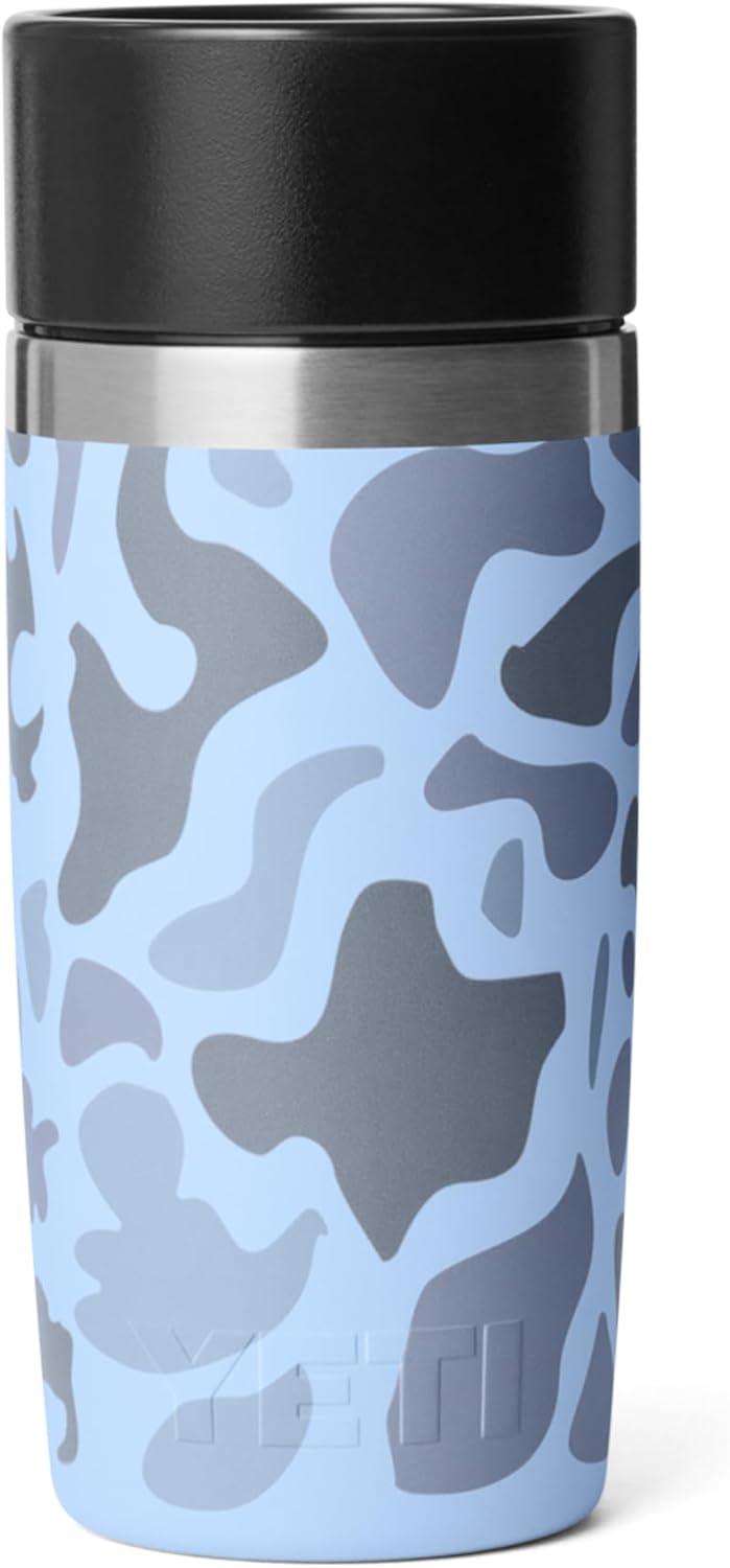 imageYETI Rambler 16 oz Travel Bottle Stainless Steel Vacuum Insulated with Leakproof Commuter Cap RidgelineBlue Camo