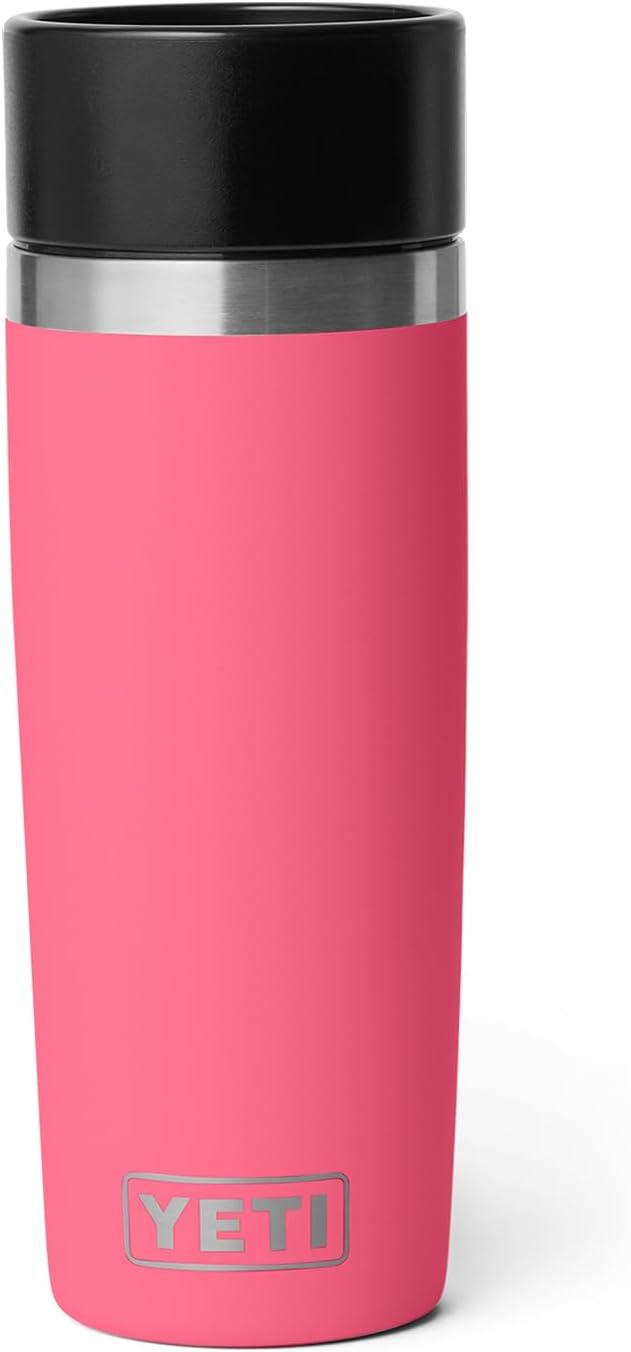 imageYETI Rambler 16 oz Travel Bottle Stainless Steel Vacuum Insulated with Leakproof Commuter Cap RidgelineTropical Pink
