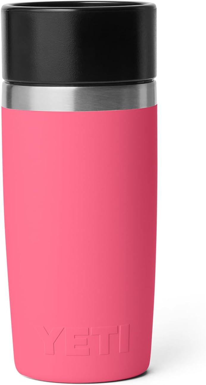 imageYETI Rambler 16 oz Travel Bottle Stainless Steel Vacuum Insulated with Leakproof Commuter Cap RidgelineTropical Pink