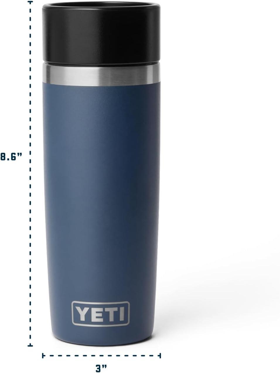 imageYETI Rambler 16 oz Travel Bottle Stainless Steel Vacuum Insulated with Leakproof Commuter Cap RidgelineTropical Pink