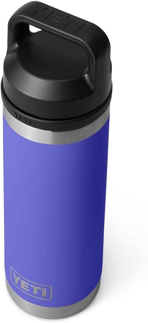 imageYETI Rambler 18 oz Bottle Leakproof Vacuum Insulated Stainless Steel with Chug Cap RidgelineUltramarine Violet
