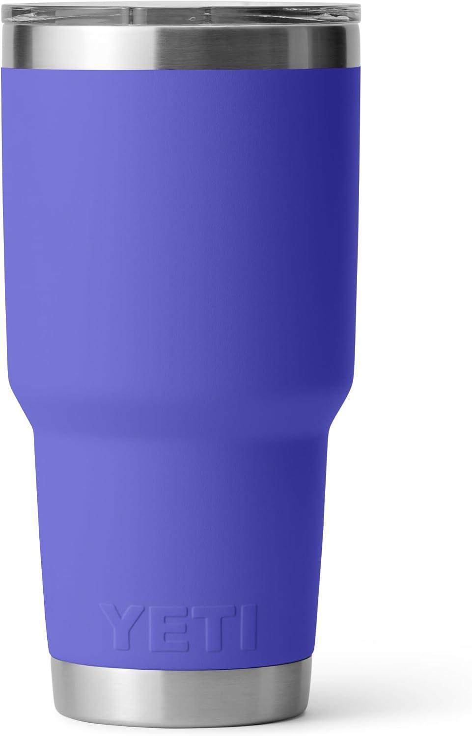 imageYETI Rambler 30 oz Tumbler Stainless Steel Vacuum Insulated with MagSlider Lid RidgelineUltramarine Violet