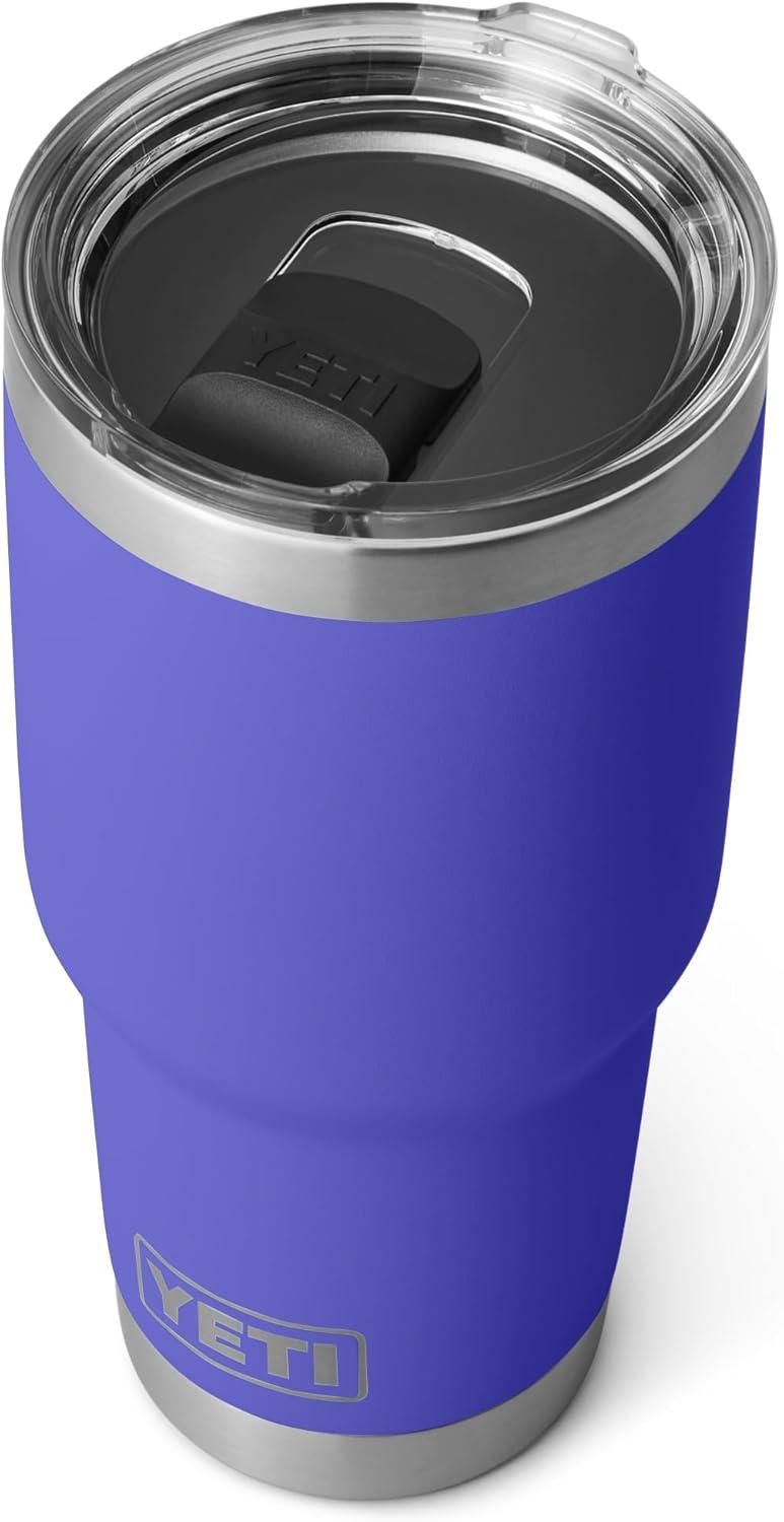 imageYETI Rambler 30 oz Tumbler Stainless Steel Vacuum Insulated with MagSlider Lid RidgelineUltramarine Violet