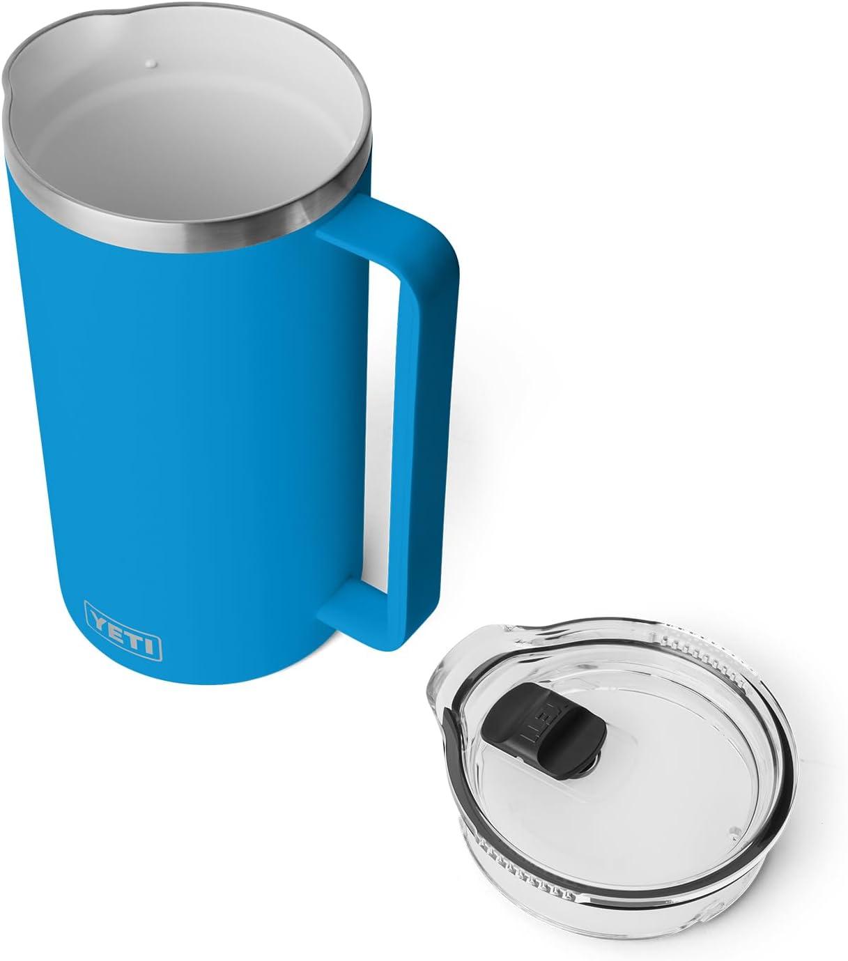 imageYETI Rambler 64 oz Pitcher Vacuum Insulated Stainless Steel with MagSlider Lid RidgelineBig Wave Blue