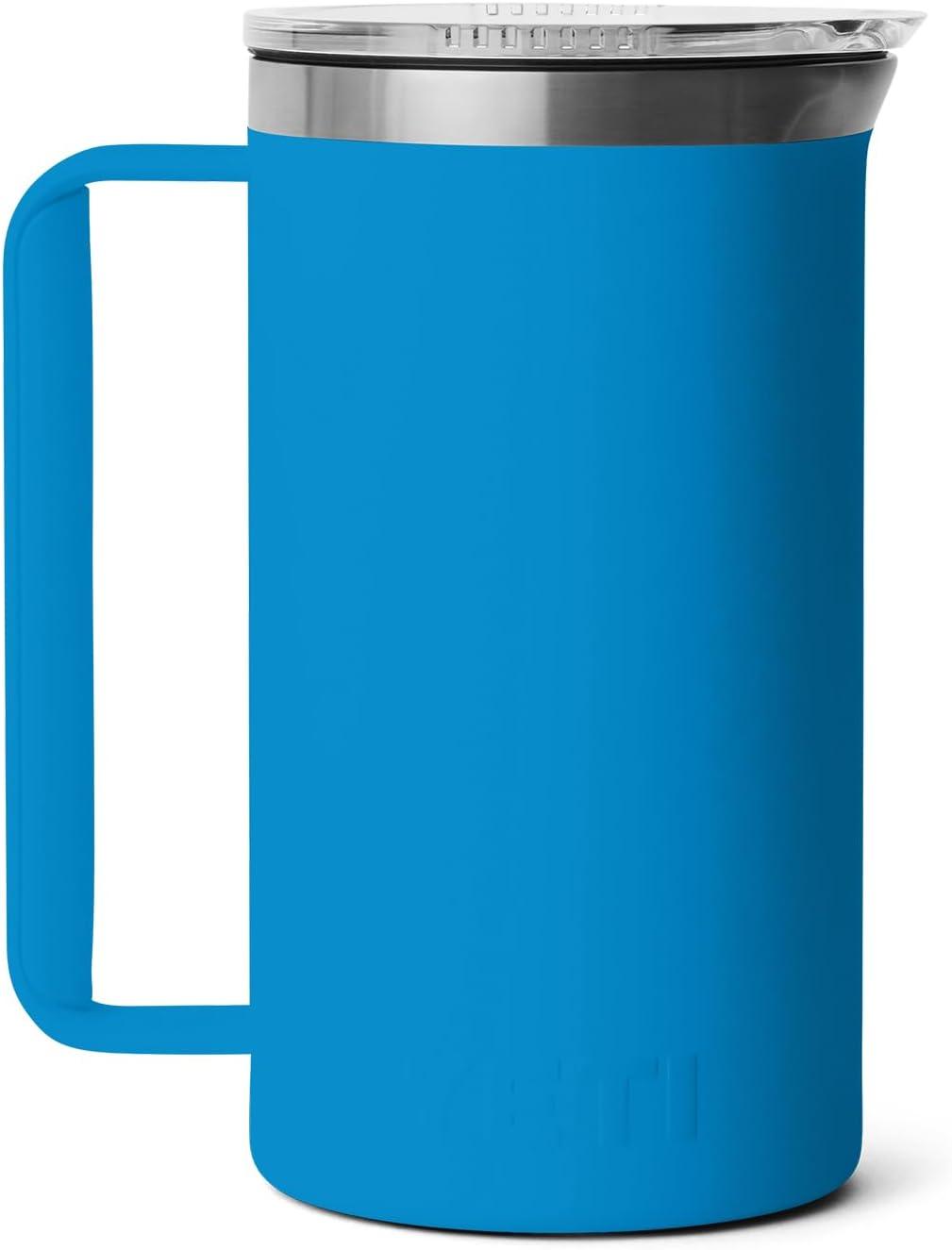 imageYETI Rambler 64 oz Pitcher Vacuum Insulated Stainless Steel with MagSlider Lid RidgelineBig Wave Blue