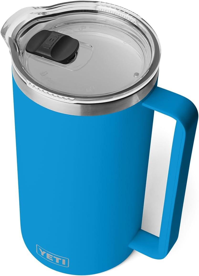 imageYETI Rambler 64 oz Pitcher Vacuum Insulated Stainless Steel with MagSlider Lid RidgelineBig Wave Blue