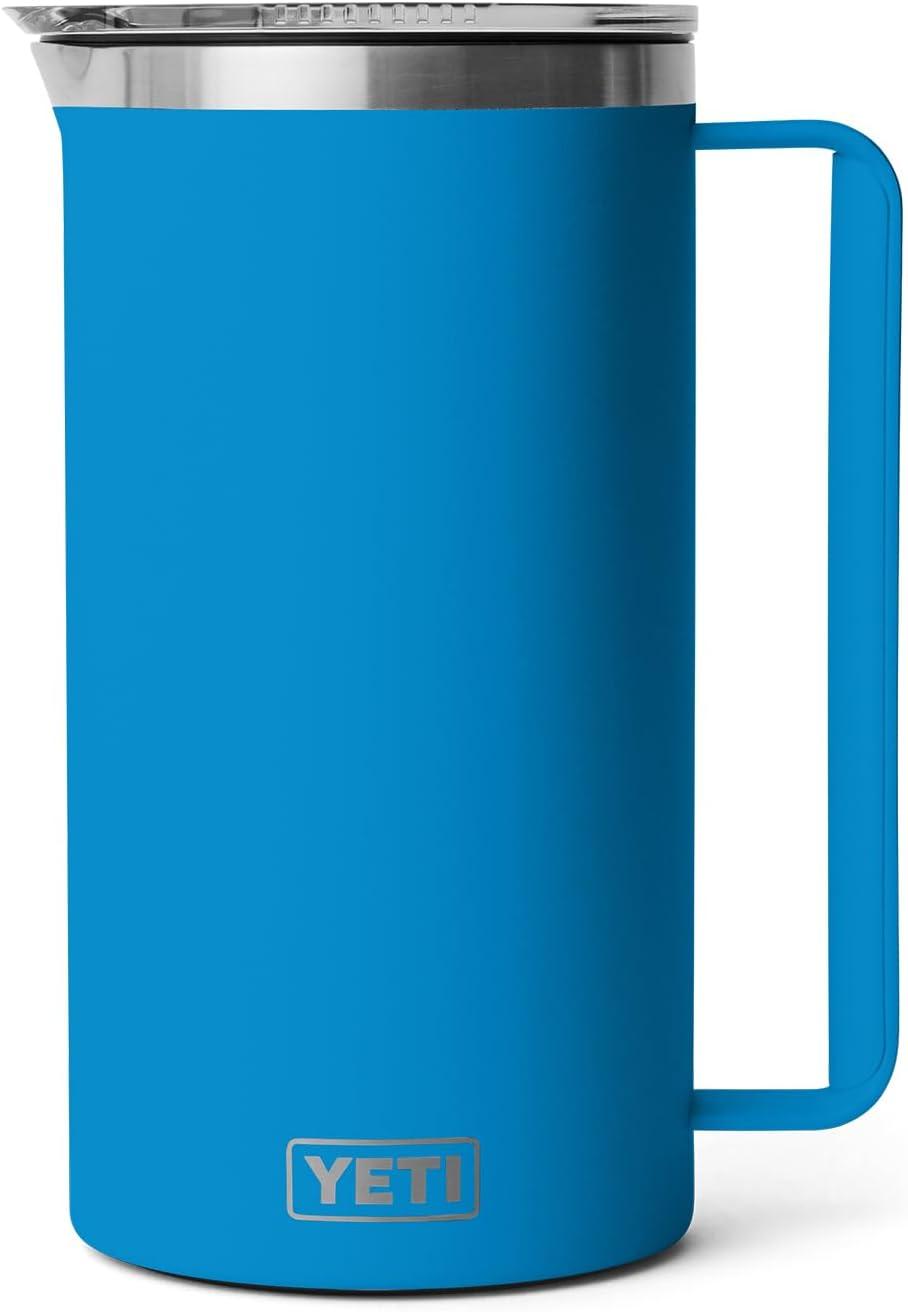 imageYETI Rambler 64 oz Pitcher Vacuum Insulated Stainless Steel with MagSlider Lid RidgelineBig Wave Blue