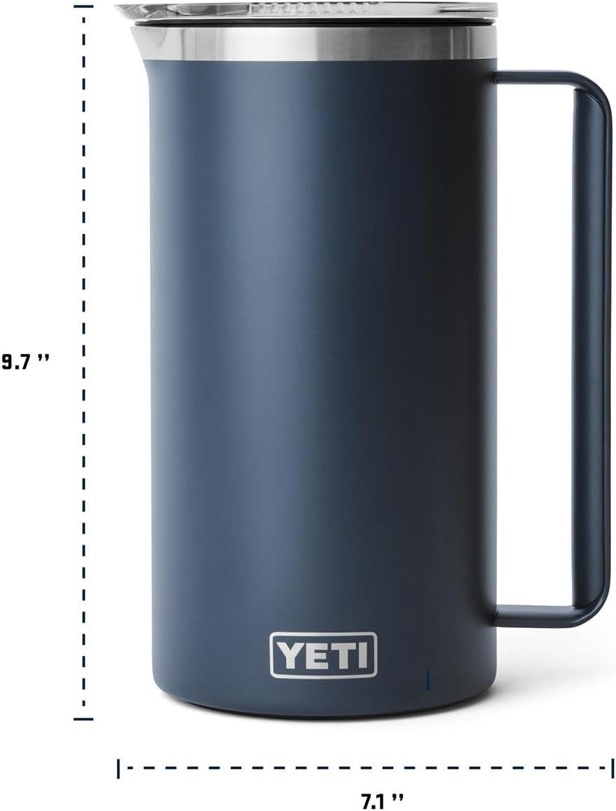 imageYETI Rambler 64 oz Pitcher Vacuum Insulated Stainless Steel with MagSlider Lid RidgelineNavy