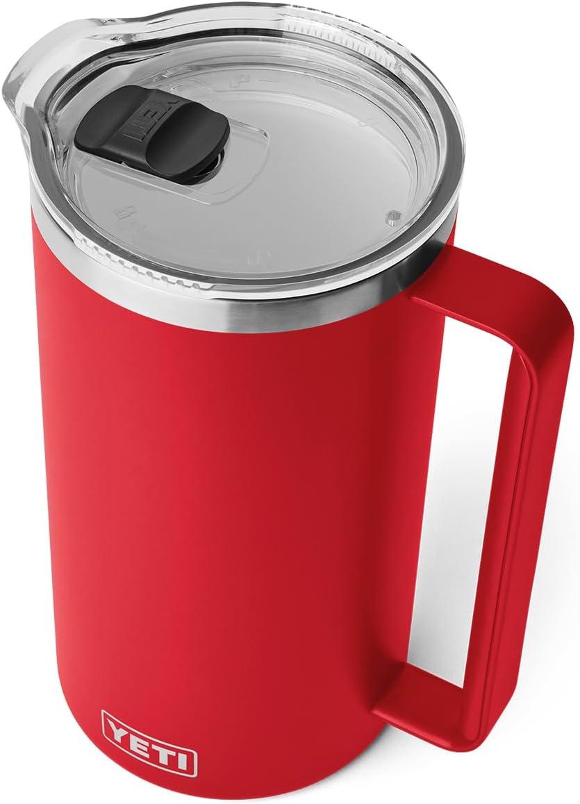 imageYETI Rambler 64 oz Pitcher Vacuum Insulated Stainless Steel with MagSlider Lid RidgelineRescue Red