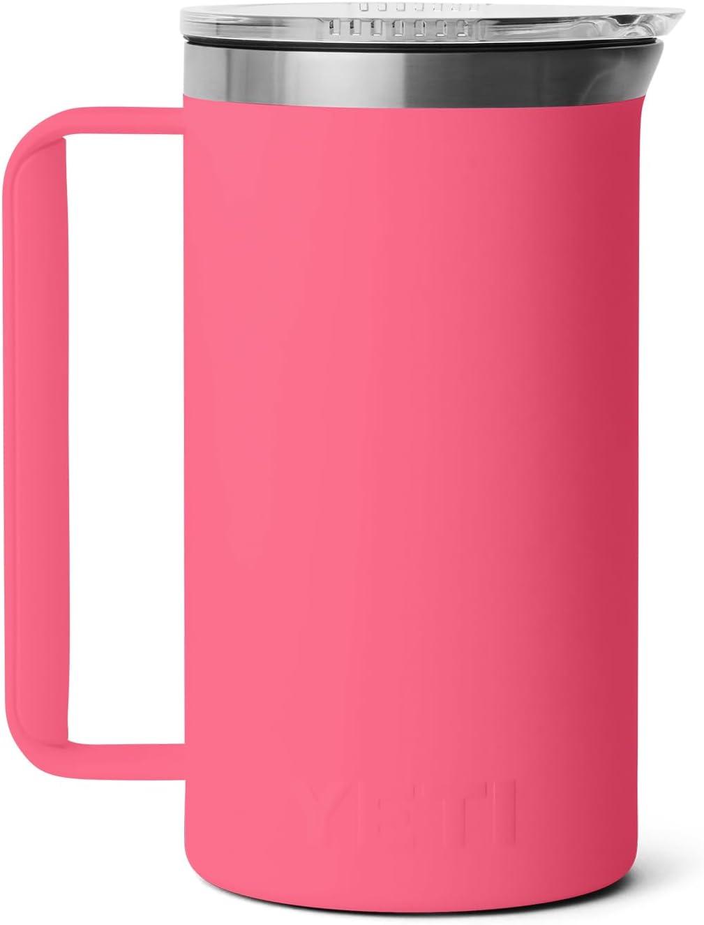 imageYETI Rambler 64 oz Pitcher Vacuum Insulated Stainless Steel with MagSlider Lid RidgelineTropical Pink