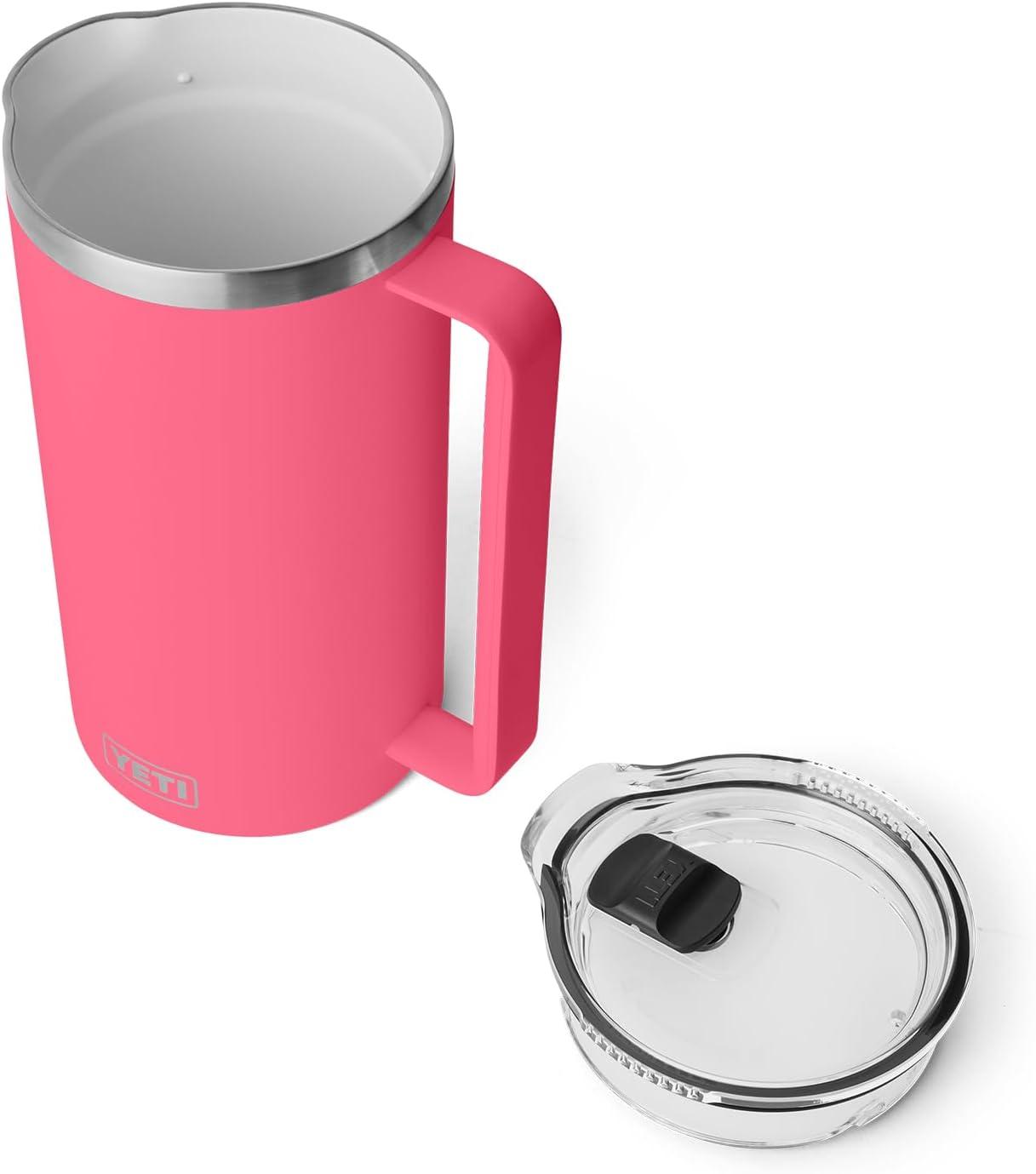 imageYETI Rambler 64 oz Pitcher Vacuum Insulated Stainless Steel with MagSlider Lid RidgelineTropical Pink