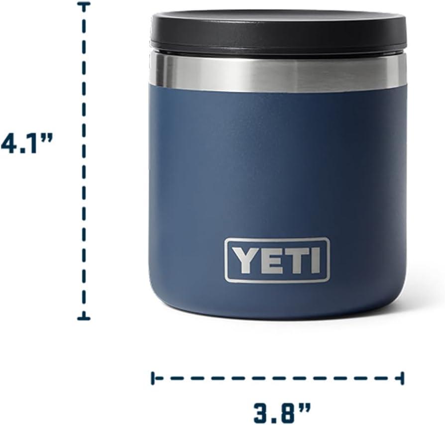 imageYETI Rambler 8 oz Food Jar Vacuum Insulated Stainless Steel With Airtight Lid RidgelineRescue Red