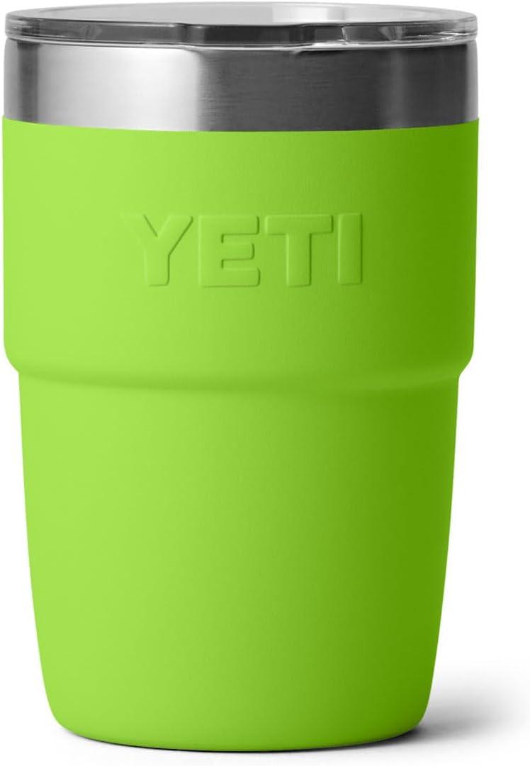 imageYETI Rambler 8 oz Insulated Coffee Mug with Lid Stackable DoubleWall Vacuum Insulated Coffee Cup DuraSip Ceramic Lining BaristaFriendly Design Stainless Steel Dishwasher SafeVenom